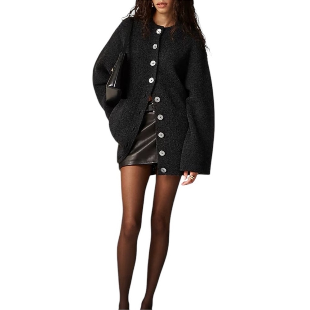 JCREW Relaxed milano-stitch oversized cardigan
(Size XS)